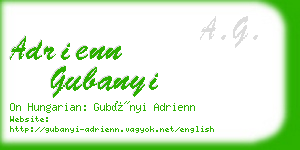 adrienn gubanyi business card